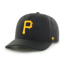 Brand `47 czapka z daszkiem Pittsburgh Pirates B-CLZOE20WBP-BKB czarny OSFM. Czarne czapki z daszkiem damskie 47 Brand, bez wzorów. Za 139.00 zł.