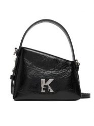 Karl Lagerfeld Jeans Torebka B1W30189 Czarny. Czarne torebki klasyczne damskie Karl Lagerfeld Jeans, z jeansu, bez dodatków. Za 639.99 zł.