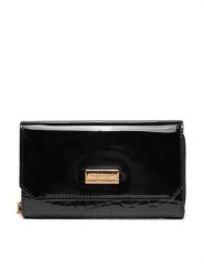 Monnari Portfel PURIMP0-24Z-PUR0210-KM20D000-R00 Czarny. Czarne portfele damskie Monnari, bez wzorów, ze skóry. Za 239.99 zł.