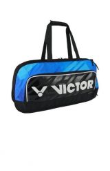 Torba 2-Komorowa na rakiety VICTOR BR9613 CF. Czarne torby sportowe Victor, bez wzorów, z materiału. Za 349.99 zł.