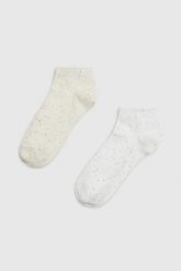 Skarpety 2-pack. Skarpetki damskie MOODO, bez wzorów, z bawełny. Za 27.99 zł.