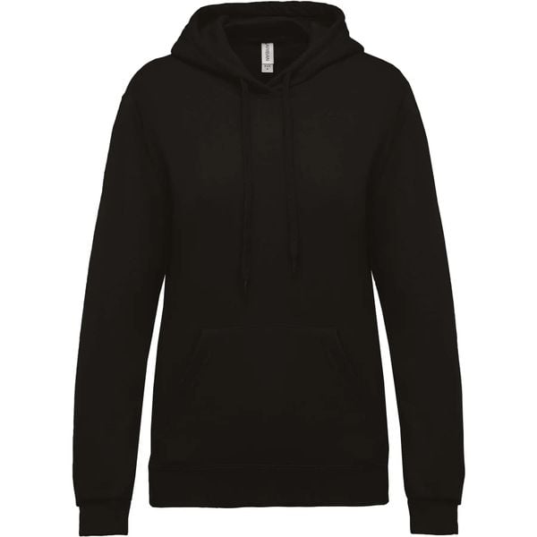 Bluza damska z kapturem Kariban. Niebieskie bluzy damskie KARIBAN, m, bez wzorów, z bawełny, z kapturem. Za 144.00 zł.