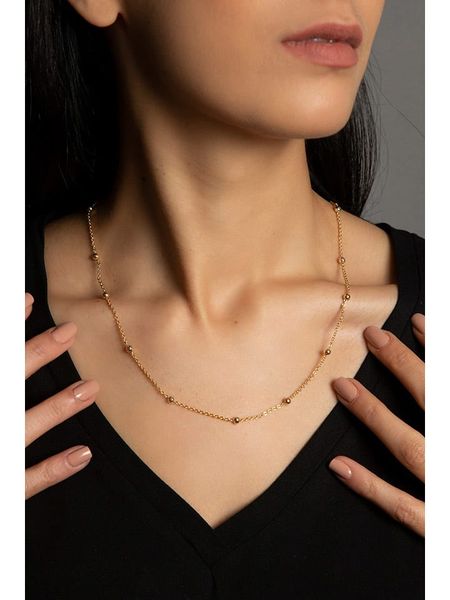 Heliophilia Srebrny naszyjnik z elementami ozdobnymi - dł. 45 cm rozmiar: onesize. Szare naszyjniki damskie Heliophilia, srebrne. Za 26.99 zł.