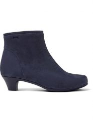 Camper Skórzane botki w kolorze granatowym rozmiar: 39. Niebieskie botki damskie Camper, eleganckie, bez obcasa, bez zapięcia. Za 389.08 zł.