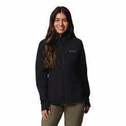 Kurtka Columbia Sweet As Iii. Czarne kurtki damskie Columbia, bez wzorów, z softshellu, z kapturem. Za 329.99 zł.
