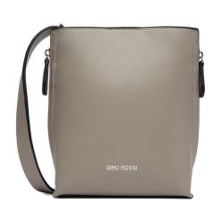 Torebka GINO ROSSI. Szare listonoszki damskie Gino Rossi, bez wzorów, bez dodatków. Za 199.99 zł.