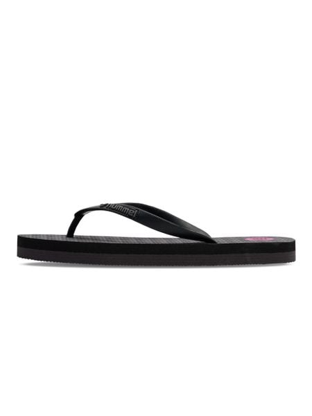 Klapki Hummel Flip Flop 1.0. Szare klapki damskie Hummel, bez wzorów, z materiału, bez obcasa, bez zapięcia. Za 118.50 zł.
