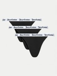Juicy Couture Komplet 3 par fig klasycznych Diddy JCLBR224572 Czarny. Czarne komplety bielizny Juicy Couture, bez wzorów, z bawełny. Za 79.99 zł.