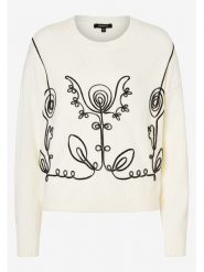More & More Sweter w kolorze kremowym rozmiar: 44. Brązowe swetry klasyczne damskie More & More, bez kołnierzyka. Za 155.95 zł.