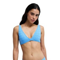 Trójkątny stanik bikini dla Kobiety PARADISE WAVE Niebieski. Niebieskie bikini Roxy, bez wzorów, z elastanu. Za 169.99 zł.