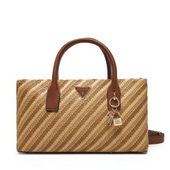Torebka Guess. Brązowe torebki klasyczne damskie Guess, bez dodatków. Za 339.99 zł.