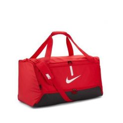 Torba sportowa unisex Nike Academy Team. Czerwone torby sportowe Nike, bez wzorów. Za 169.99 zł.