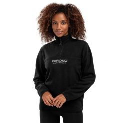Bluza z grubego polaru damska Shadow-W SIROKO. Czarne bluzy damskie SIROKO, na zimę, xl, bez wzorów, z polaru, bez kaptura. W wyprzedaży za 152.00 zł.