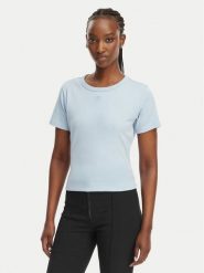 HUGO T-Shirt Deloris 50512002 Niebieski Regular Fit. Niebieskie t-shirty damskie Hugo, l, bez wzorów, z bawełny, bez kołnierzyka. Za 229.99 zł.