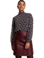 WITT WEIDEN Bluzka w kolorze czarnym rozmiar: 42. Czarne bluzki damskie WITT WEIDEN, bez wzorów, bez kołnierzyka, bez ramiączek. Za 69.75 zł.