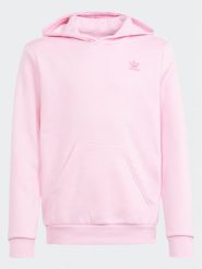 Adidas Bluza adicolor IP3037 Różowy Regular Fit. Czerwone bluzy dziewczęce Adidas, bez wzorów, z bawełny, bez ramiączek, bez kaptura. Za 199.99 zł.