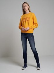 BIG STAR Dżinsy "Adela" - Skinny fit - w kolorze granatowym rozmiar: W30/L30. Niebieskie jeansy damskie Big Star, z podwyższonym stanem. Za 96.60 zł.