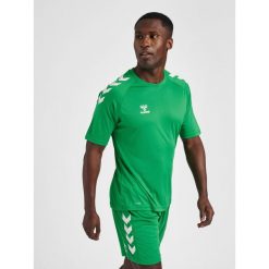 Koszulka Hummel Core Poly. Czerwone koszulki damskie Hummel, xl, bez wzorów, bez kołnierzyka, bez ramiączek. Za 77.00 zł.