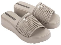 Klapki damskie japonki Ipanema Essence. Szare klapki damskie Ipanema, bez wzorów, z gumy, bez obcasa, bez zapięcia. Za 179.00 zł.