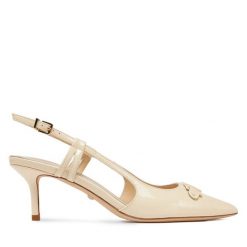 Szpilki Marciano Guess. Sandały damskie Marciano Guess, z aplikacjami, bez obcasa, na szpilce, bez zapięcia. Za 669.99 zł.