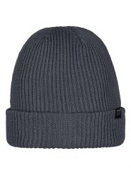 Barts Czapka "Ghenti" w kolorze antracytowym rozmiar: onesize. Czarne czapki damskie Barts, z aplikacjami, z bawełny. Za 86.78 zł.