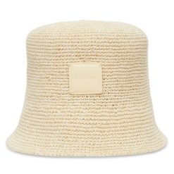 Kapelusz Calvin Klein. Brązowe kapelusze damskie Calvin Klein, bez wzorów. Za 119.99 zł.