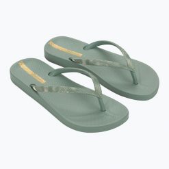 Japonki damskie Ipanema Mesh IX. Brązowe klapki damskie Ipanema, bez wzorów, z meshu, bez obcasa, bez zapięcia. Za 79.99 zł.