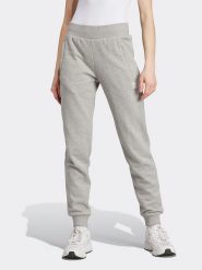 Adidas Spodnie dresowe w kolorze szarym rozmiar: XL. Szare spodnie dresowe damskie Adidas, xl, bez wzorów, z bawełny. Za 171.28 zł.