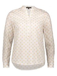 More & More Bluzka w kolorze kremowo-żółtym rozmiar: 46. Brązowe bluzki damskie More & More, bez wzorów, z bawełny, bez kołnierzyka, bez ramiączek. Za 104.99 zł.