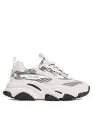 Steve Madden Sneakersy Possession-E Sneaker SM19000033-04005-04D Srebrny. Szare obuwie sportowe damskie Steve Madden, ze skóry, bez zapięcia. Za 309.99 zł.