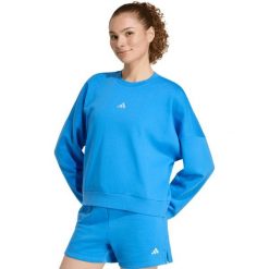 Bluza damska adidas Essentials Small Logo Feelcozy. Niebieskie bluzy damskie Adidas, xl, bez wzorów, z dzianiny, bez kaptura. Za 153.99 zł.