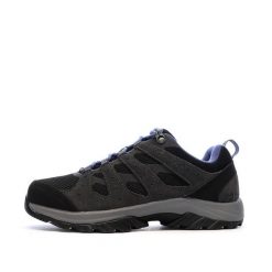 Buty trekkingowe Columbia Redmond Szare/Niebieskie. Czarne obuwie trekkingowe damskie Columbia, z gumy, bez zapięcia. Za 443.95 zł.