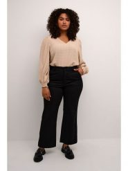 KAFFE curve Spodnie w kolorze czarnym rozmiar: 54. Czarne spodnie materiałowe damskie KAFFE curve, bez wzorów, z materiału. Za 208.99 zł.