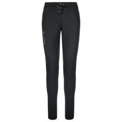 Spodnie do narciarstwa biegowego damskie Kilpi NORWELL-W. Czarne spodnie sportowe damskie Kilpi, s, bez wzorów, z dzianiny, z podwyższonym stanem, do biegania. Za 269.00 zł.