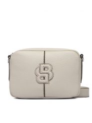 BOSS Torebka Anett New Crossbody 50557914 Szary. Szare listonoszki damskie Boss, bez wzorów, ze skóry, bez dodatków. Za 699.99 zł.