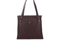 Shopperka skórzana BARBERINI'S bordowa 914-5. Czerwone shopper bag Barberinis, bez wzorów, ze skóry, na ramię, małe, bez dodatków. Za 289.99 zł.