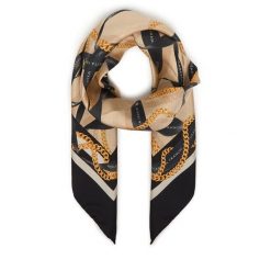 Chusta Elisabetta Franchi. Brązowe chusty damskie Elisabetta Franchi, bez wzorów. Za 599.99 zł.