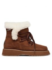 EMU Australia Śniegowce Thorsby Wave W13402 Brązowy. Brązowe śniegowce damskie EMU Australia, ze skóry. Za 774.99 zł.