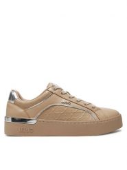 Liu Jo Sneakersy Silvia 97 BF4019 PX143 Beżowy. Brązowe obuwie sportowe damskie Liu Jo, ze skóry, bez zapięcia. Za 449.99 zł.