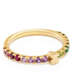 Pierścionek TOUS. Żółte pierścionki damskie tous, złote. Za 479.99 zł.