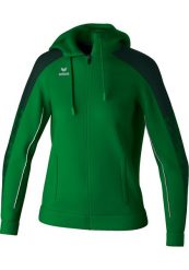 Damska bluza dresowa z kapturem Erima Evo Star. Zielone bluzy damskie Erima, bez wzorów, z dresówki, z kapturem. Za 243.00 zł.