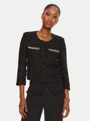 Rinascimento Kardigan CFC0019573002 Czarny Regular Fit. Czarne kardigany damskie Rinascimento, s, bez wzorów, z syntetyku. Za 529.99 zł.