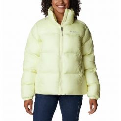 Kurtka Turystyczna Puchowa Damska Columbia Puffect Jacket. Czarne kurtki damskie Columbia, xl, bez wzorów, z puchu, bez kaptura. Za 578.99 zł.
