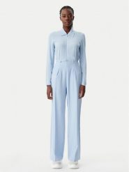 Patrizia Pepe Kombinezon 8T0047 A545 CA38 Błękitny Regular Fit. Niebieskie sukienki damskie Patrizia Pepe, bez wzorów, z syntetyku, bez ramiączek. Za 1,859.00 zł.