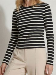 Bawełniana koszulka z długim rękawem - wielobarwny. Koszulki damskie Sinsay, l, bez wzorów, z bawełny, bez kołnierzyka, bez ramiączek. Za 19.99 zł.