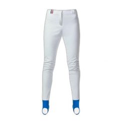 Spodnie narciarskie dla kobiet Rossignol Fuseau. Białe spodnie sportowe damskie Rossignol, na zimę, m, bez wzorów, z elastanu, narciarskie. Za 912.50 zł.