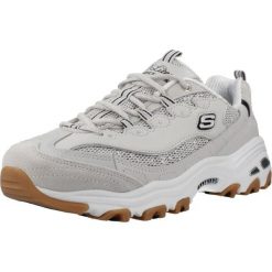 Buty SKECHERS D LITES STELLAR SHIMMER Beżowy. Brązowe obuwie trekkingowe damskie Skechers, z syntetyku, bez zapięcia. Za 367.99 zł.