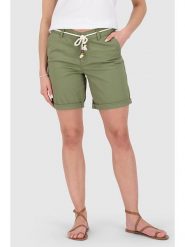 Alife and kickin Szorty "Ayana" w kolorze khaki rozmiar: XL. Brązowe szorty damskie Alife and Kickin, z aplikacjami, ze skóry. Za 82.99 zł.