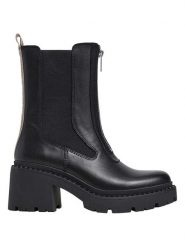 Pepe Jeans FOOTWEAR Skórzane botki "Glen Desert" w kolorze czarnym rozmiar: 36. Czarne botki damskie Pepe Jeans FOOTWEAR, z jeansu, eleganckie, bez obcasa, bez zapięcia. Za 342.95 zł.