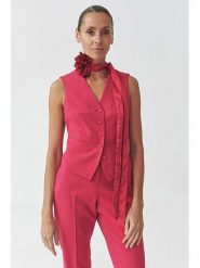 TATUUM Kamizelka w kolorze różowym rozmiar: 36. Różowe kamizelki damskie TATUUM, bez wzorów, bez kaptura. Za 165.71 zł.